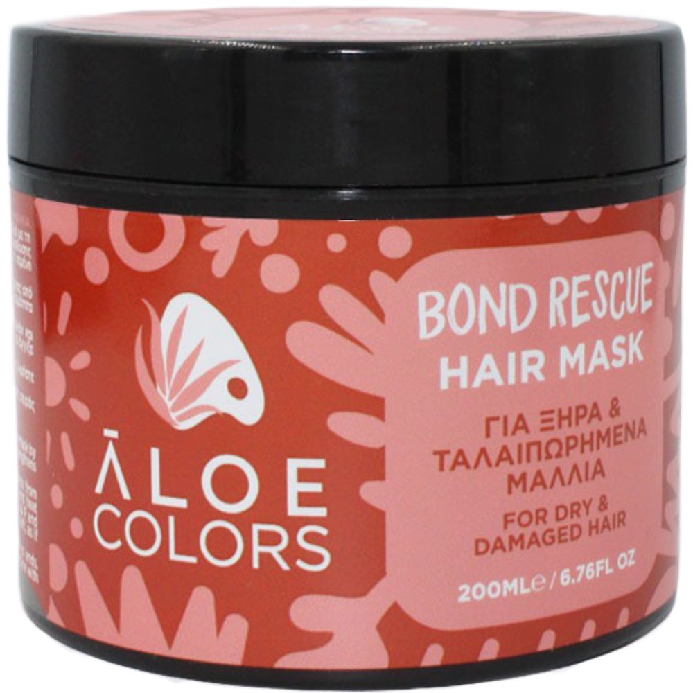 Aloe Colors Aloe Colors Bond Rescue For Dry & Damaged Hair Mask Ενυδατική Μάσκα για Ξηρά & Ταλαιπωρημένα Μαλλιά 200ml