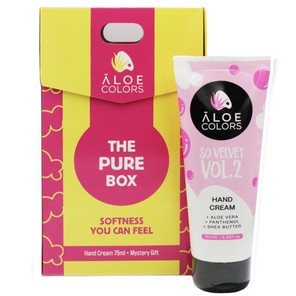 Aloe Colors Promo So Velvet Vol.2 The Pure Box Hand Cream 75ml & Δώρο Mystery Gift