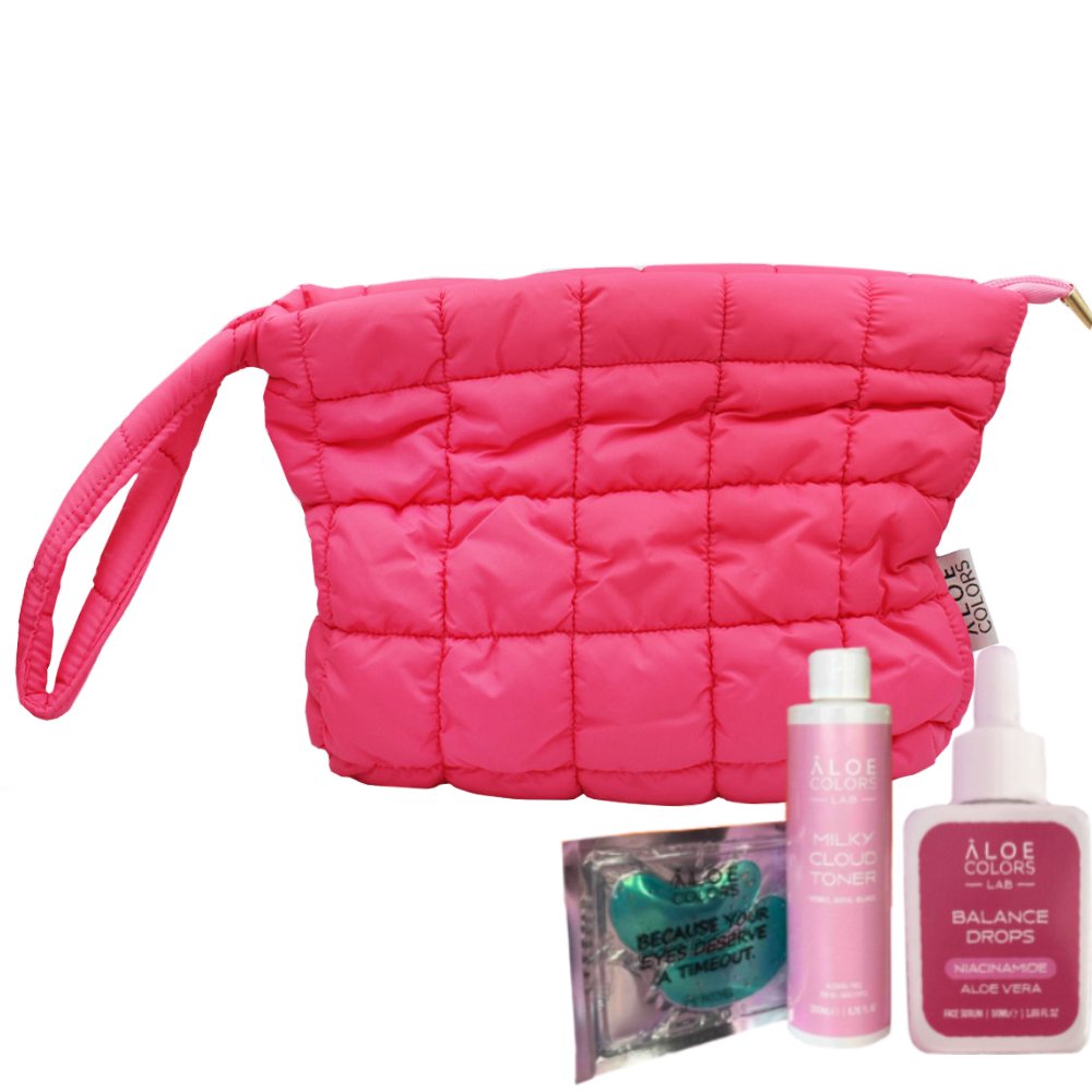 Aloe Colors Aloe Colors Promo Skincare Bag Balance With Niacinamide Balance Drops Serum 50ml & Milky Cloud Toner 200ml & Eye Patces Set 1 Τεμάχιο & Δώρο Νεσεσέρ 1 Τεμάχιο