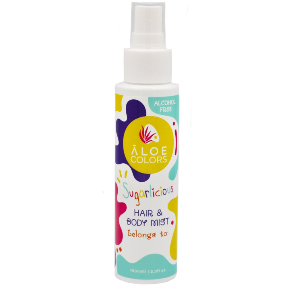 Aloe Colors Sugarlicious Hair & Body Mist Σπρέι Σώματος & Μαλλιών με Άρωμα Τσιχλόφουσκα για Ενυδάτωση & Απαλότητα 100ml