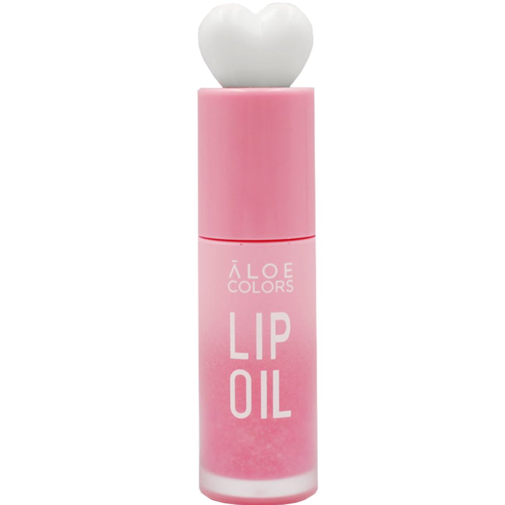 Aloe Colors Candy Drop Lip Oil Ενυδατικό & Θρεπτικό Λάδι Χειλιών με Γεύση Βανίλια Καρύδα & Ροζ Φυσικό Χρώμα 10ml Pink