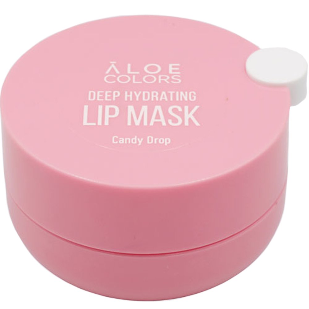 Aloe Colors Deep Hydrating Candy Drop Lip Mask Μάσκα Χειλιών Βαθιάς Ενυδάτωσης & Θρέψης με Γεύση Βανίλια Καρύδα & Ροζ Φυσικό Χρώμα 10ml Pink