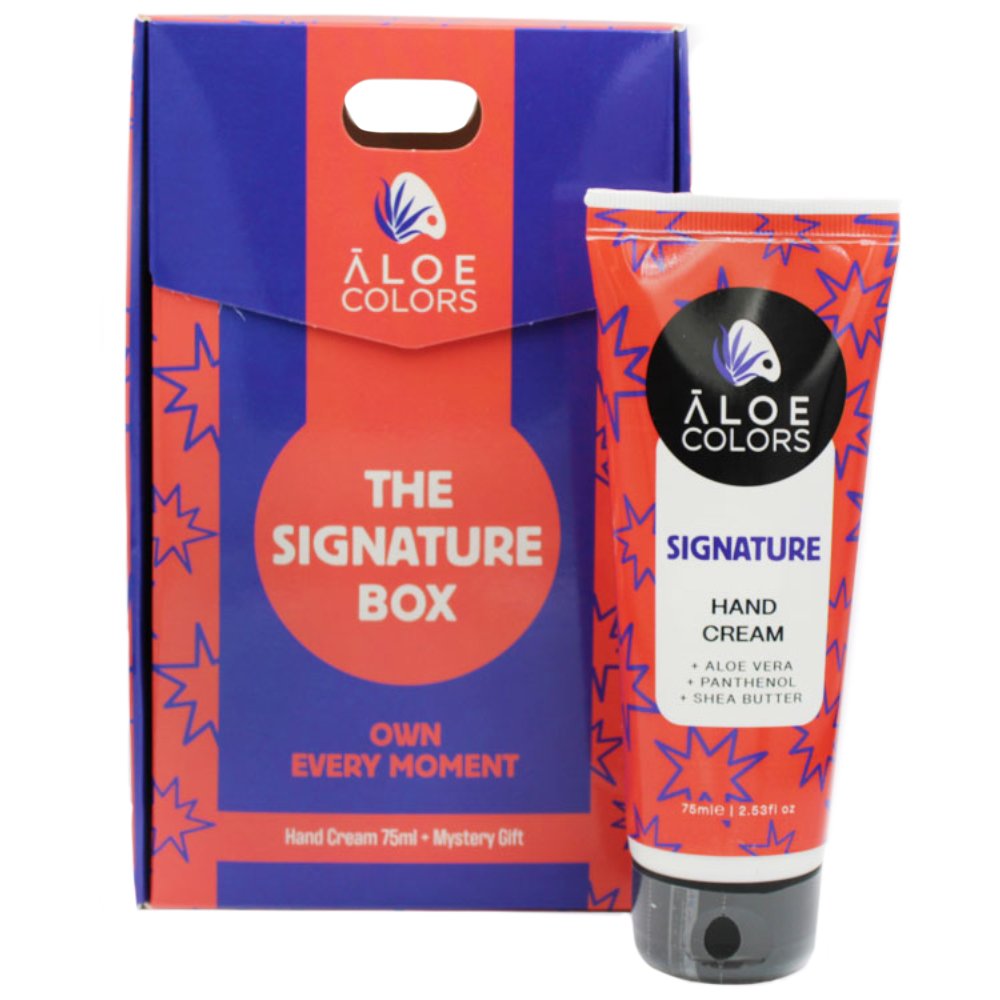 Aloe Colors Promo The Signature Box Own Every Moment Hand Cream 75ml & Δώρο Mystery Gift