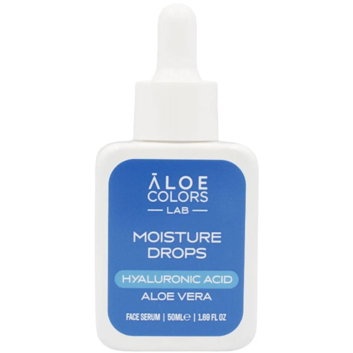 Aloe Colors Moisture Drops Hyalouronic Acid Face Serum Ορός Εντατικής Ενυδάτωσης Προσώπου για Βελτίωση της Ελαστικότητας της Επιδερμίδας 50ml