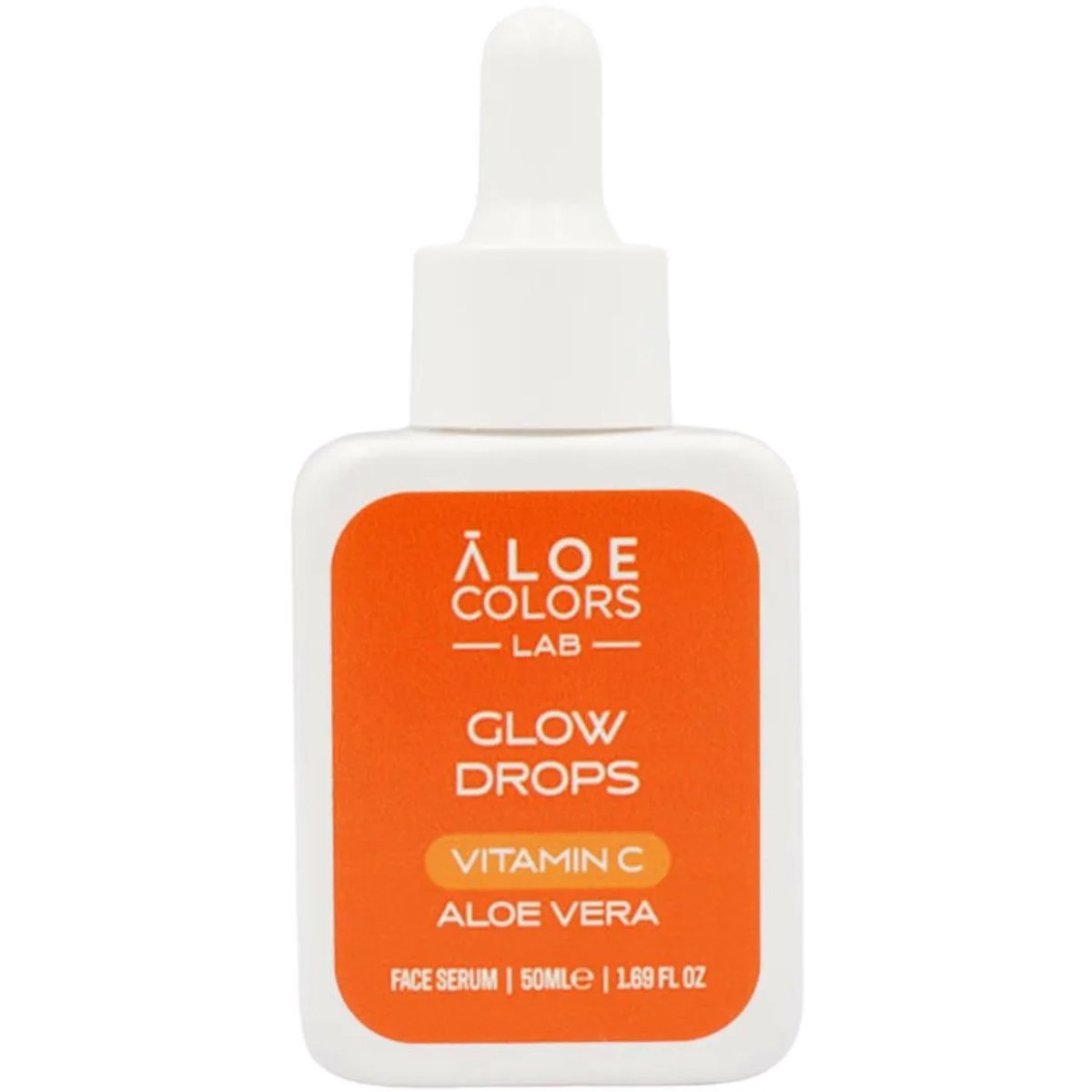 Aloe Colors Glow Drops Vitamin C Face Serum Συμπυκνωμένος Ορός Λάμψης Προσώπου για Εντατική Ενυδάτωση & Ισχυρή Αντιοξειδωτική Δράση 50ml