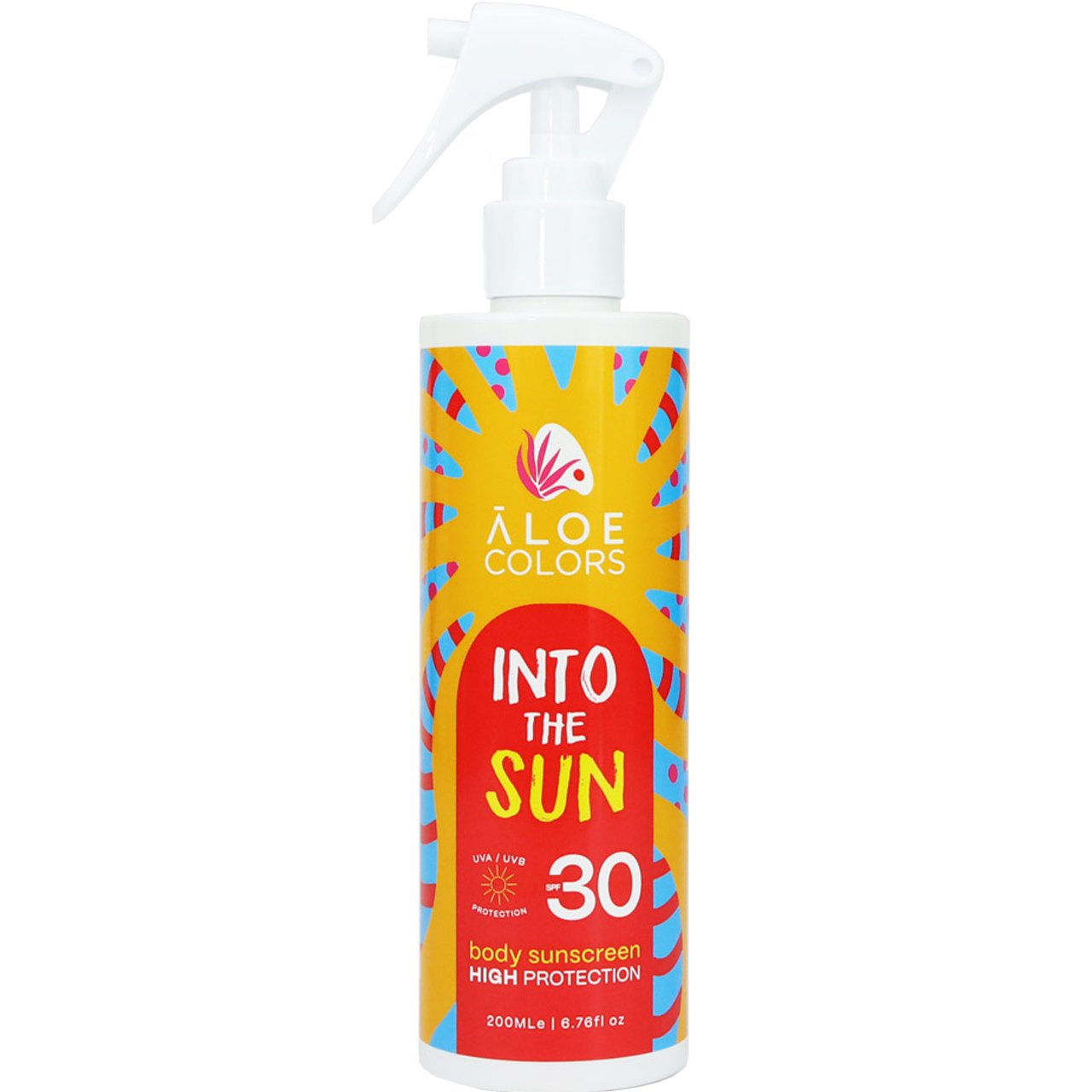 Aloe Colors Into the Sun Spf30 Body Sunscreen Αντηλιακή Κρέμα Σώματος Υψηλής Προστασίας σε Spray 200ml