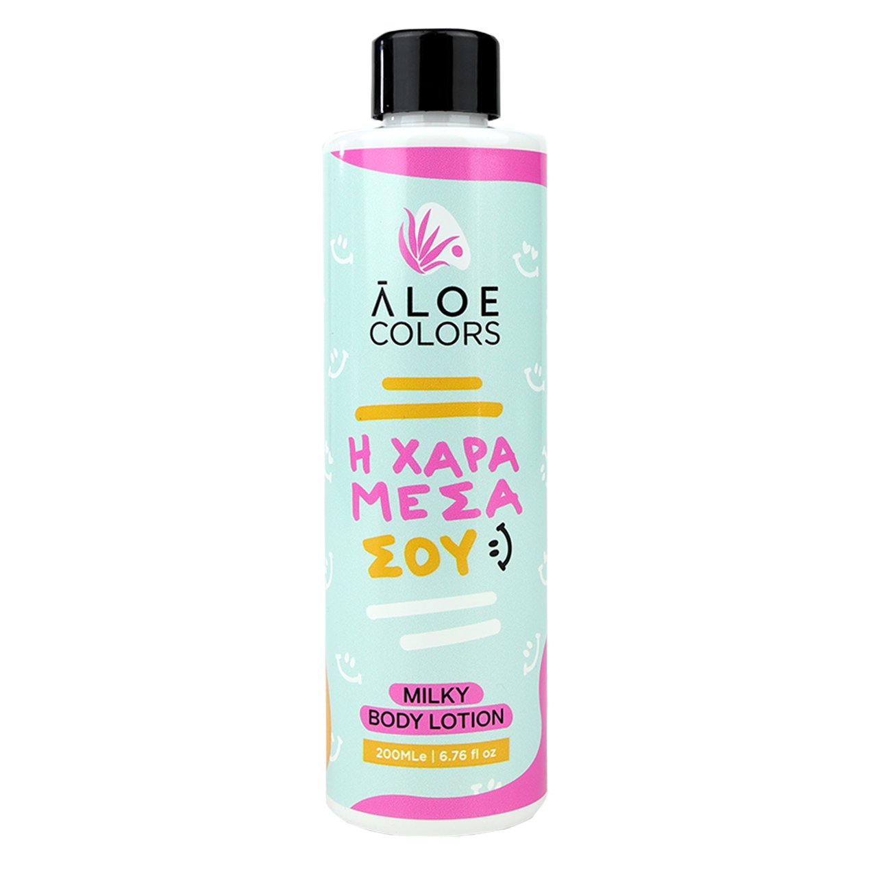 Aloe Colors Aloe Colors Milky Body Lotion Γαλακτώδης Κρέμα Σώματος για Απαλό & Μεταξένιο Δέρμα Χωρίς Λιπαρότητα 200ml