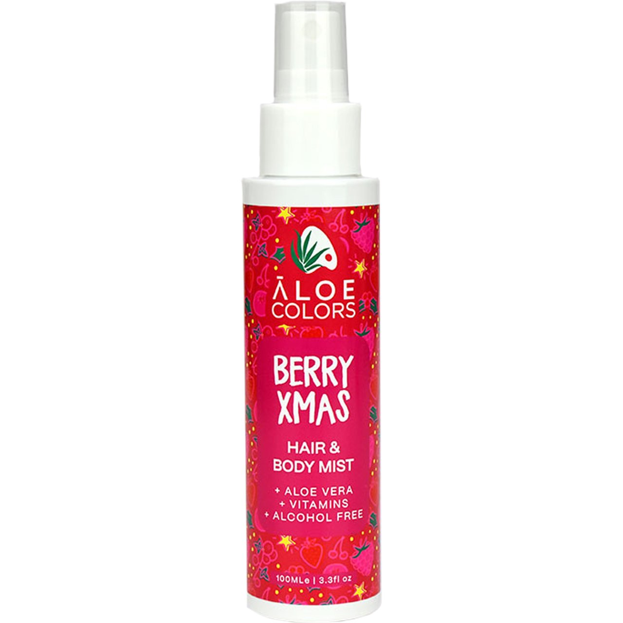 Aloe Colors Berry Xmas Hair & Body Mist Ενυδατικό Σπρέι Σώματος & Μαλλιών 100ml