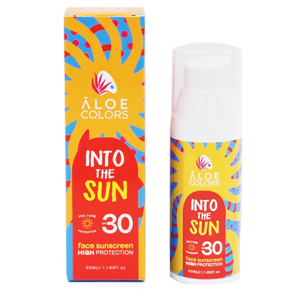 Aloe Colors Aloe Colors Into the Sun Face Sunscreen Spf30 Αντηλιακό Προσώπου Υψηλής Προστασίας 50ml