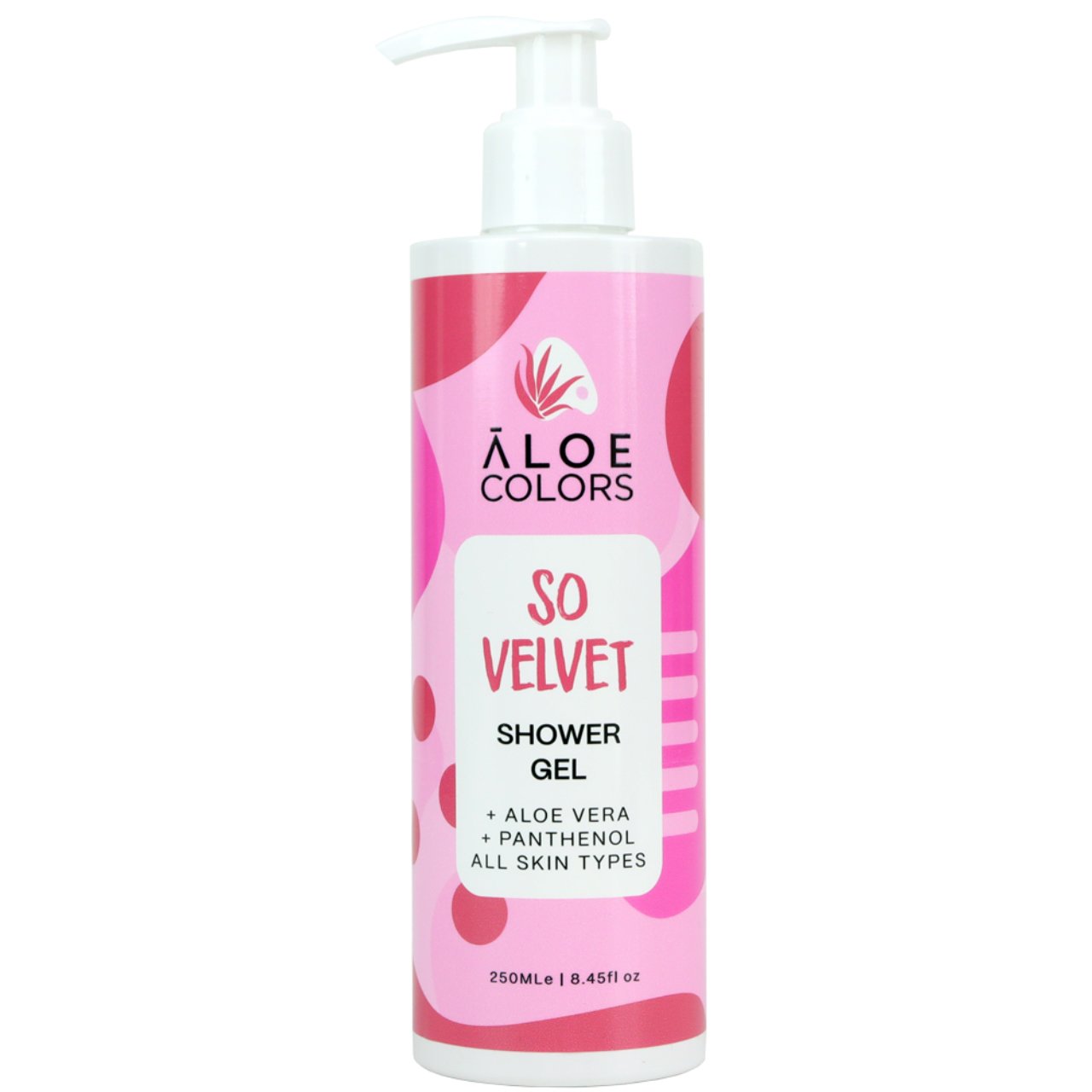 Aloe Colors So Velvet Vol.2 Shower Gel Ενυδατικό Αφρόλουτρο για Καθημερινή Χρήση με Τρυφερό Άρωμα με Αντλία 300ml