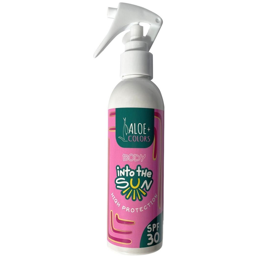 Aloe+ Colors Into the Sun High Protection Body Sunscreen Spf30 Αντηλιακή Κρέμα Σώματος σε Σπρέι Υψηλής Προστασίας 180ml