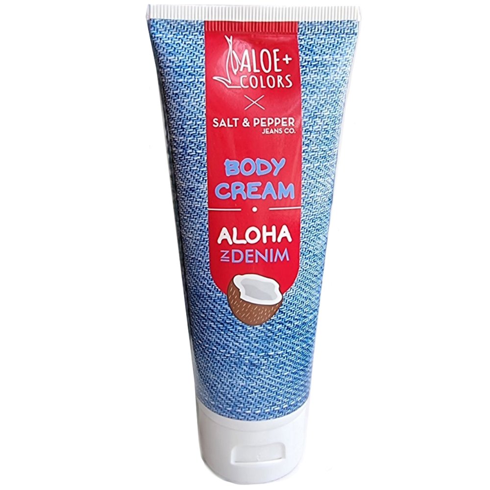 Aloe+ Colors Aloha In Denim Body Cream Ενυδατική Κρέμα Σώματος με Υπέροχη Καλοκαιρινή Μυρωδιά Καρύδας & Monoi 100ml