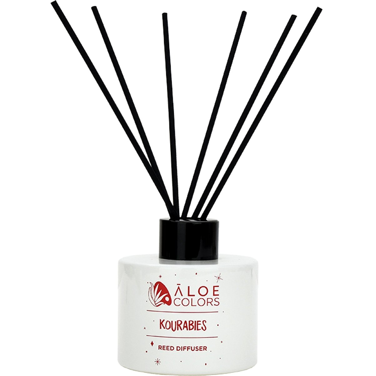 Aloe Colors Aloe Colors Kourabies Reed Diffuser Χριστουγεννιάτικο Αρωματικό Χώρου με Sticks Διάχυσης 125ml