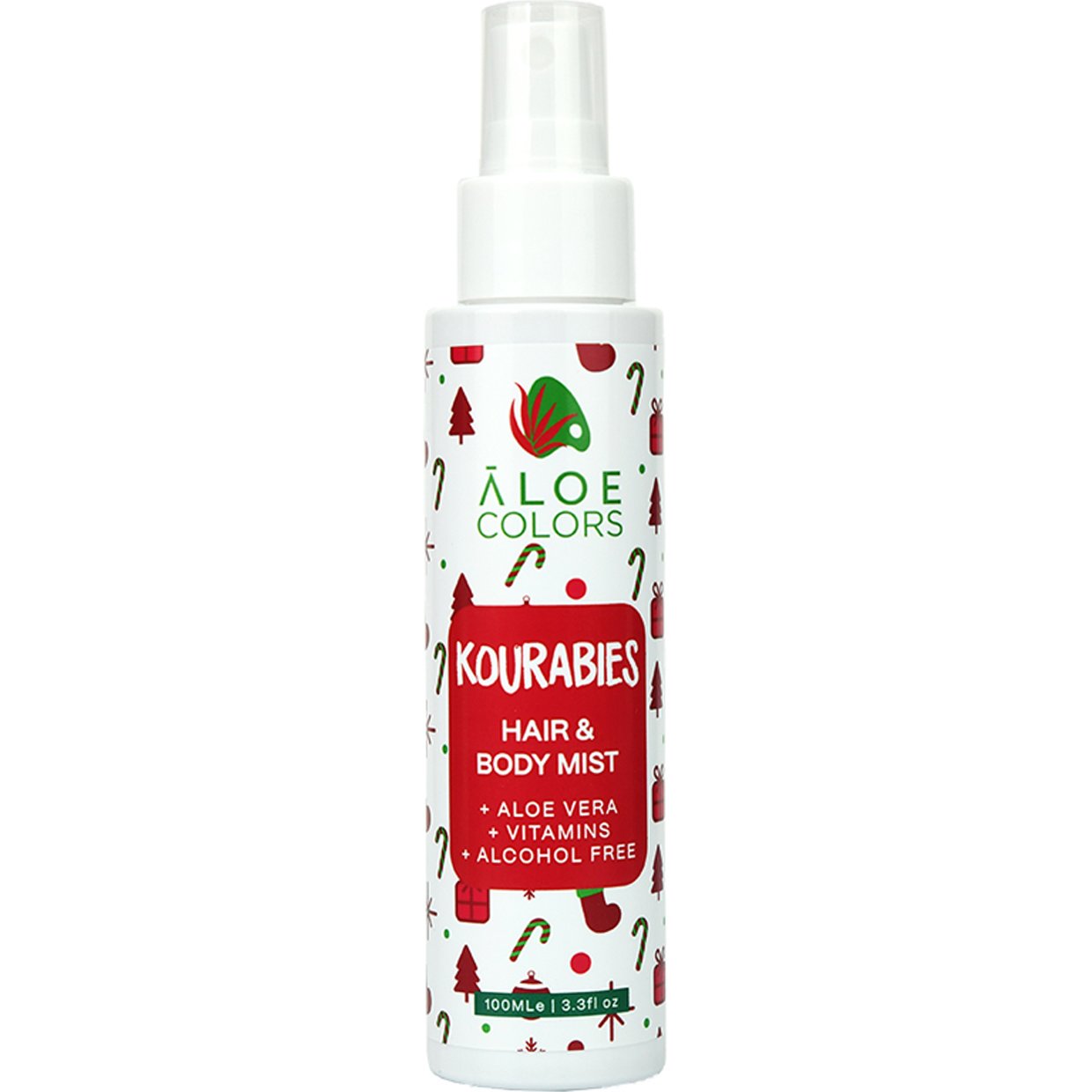 Aloe Colors Kourabies Hair & Body Mist Ενυδατικό Spray Σώματος & Μαλλιών με Άρωμα Κουραμπιέ 100ml
