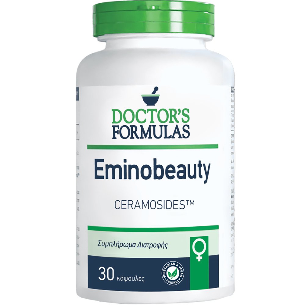 Doctor's Formulas Doctor's Formulas EminoBeauty Συμπλήρωμα Διατροφής Εκχυλίσματος Σπόρων Σιταριού & Βιταμίνης C για Υγιές & Ελαστικό Δέρμα Κατά την Περίοδο της Εμμηνόπαυσης 30caps