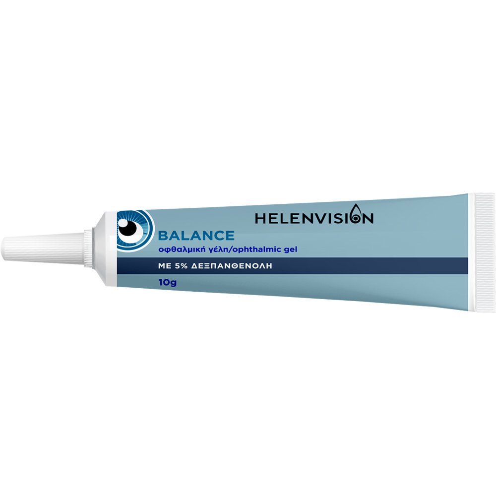Helenvision Balance Gel Αποστειρωμένη Γέλη με 5% Δεξπανθενόλη για Ενυδάτωση & Προστασία της Οφθαλμικής Επιφάνειας 10g