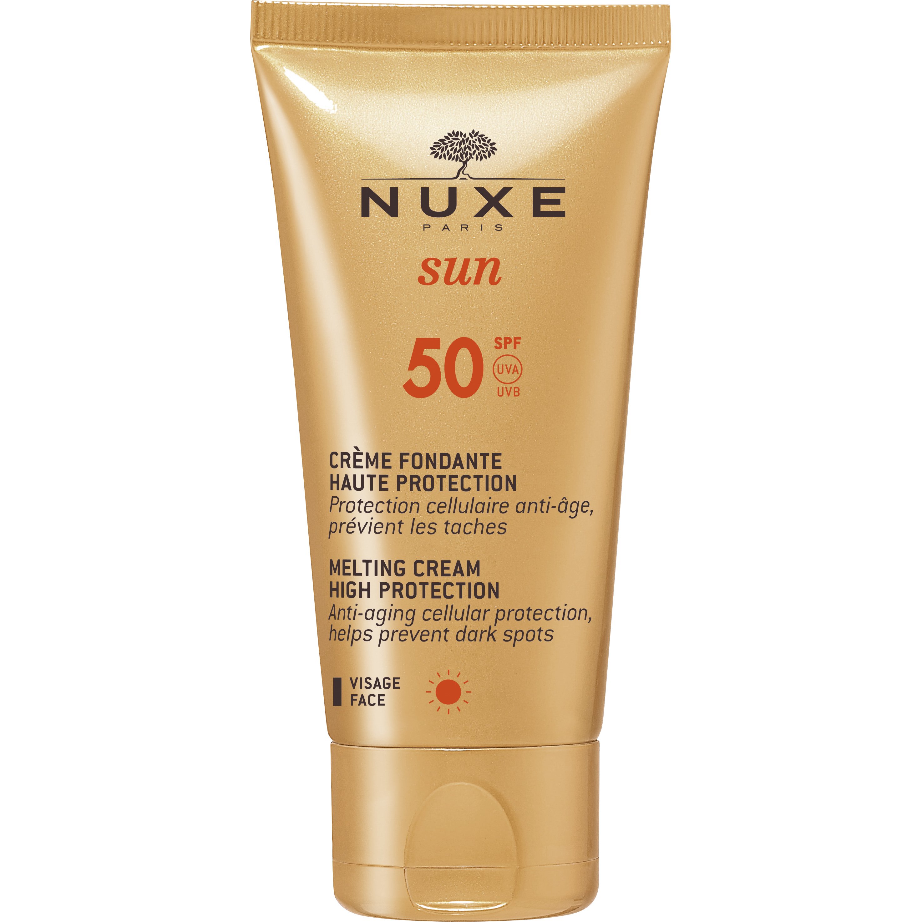 Nuxe Sun Face Cream Αντηλιακή Κρέμα Προσώπου Spf50 50ml