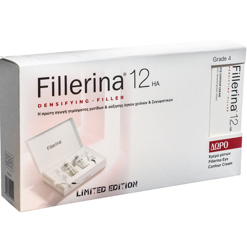 Fillerina Fillerina Promo 12HA Densifying Filler Complete Face Treatment Grade 4, 2x30ml & Δώρο Eye Contour Cream Grade 4, 15ml