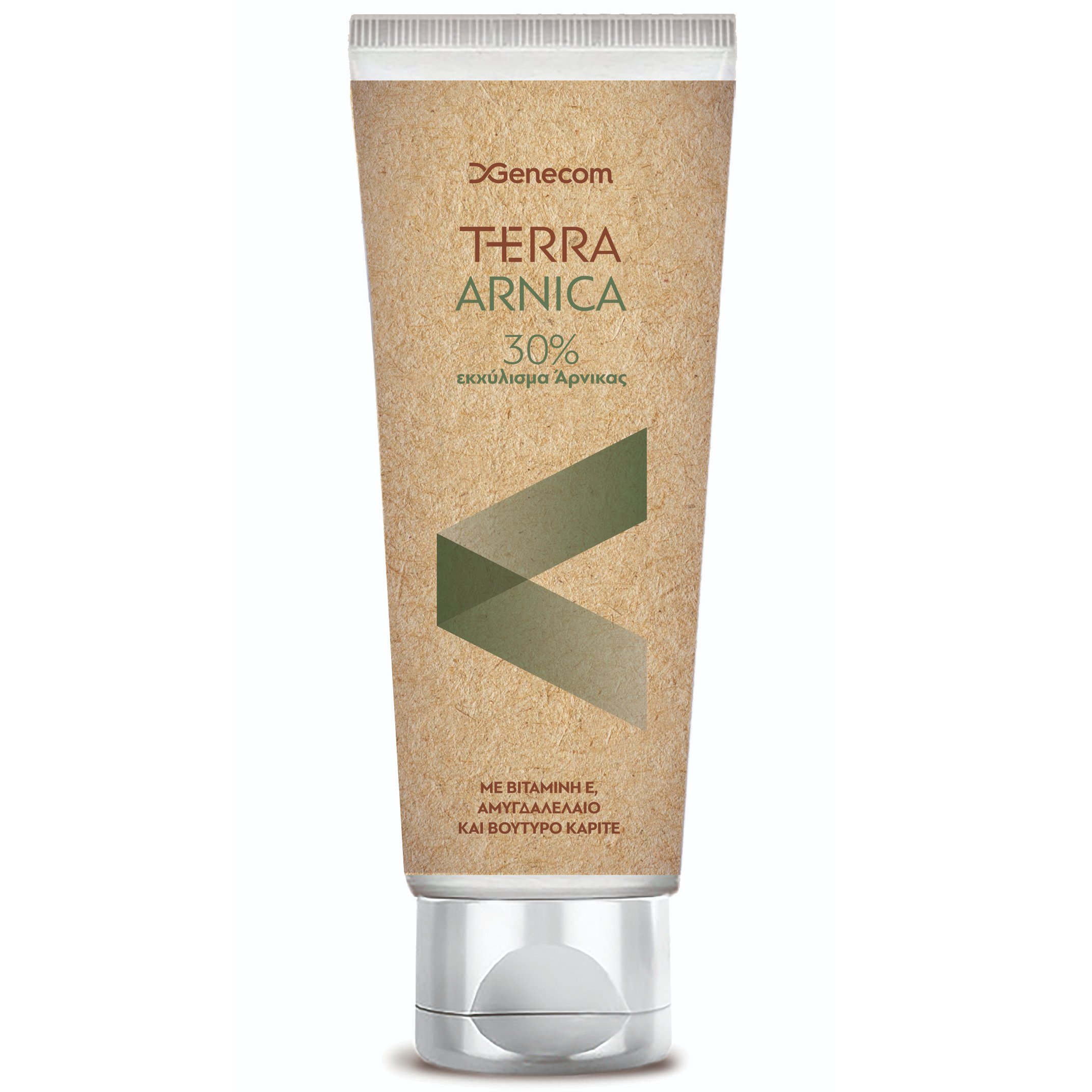 Genecom Terra Arnica Κρέμα με 30% Εκχύλισμα Άρνικας, Ιδανική για Πόνους σε Μυς, Αρθρώσεις, Τένοντες & Μώλωπες 75ml