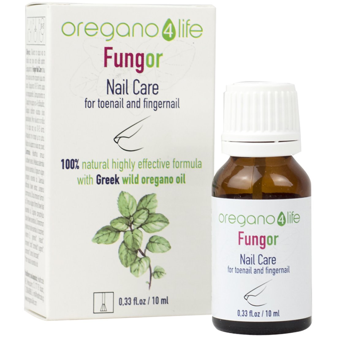 Oregano 4 Life Fungor Nail Care Διάλυμα Φροντίδας Νυχιών με Λάδι Ρίγανης 10ml