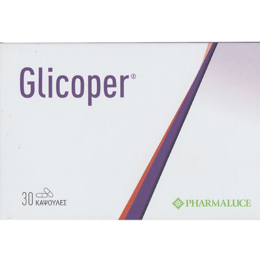 Pharmaluce Glicoper Συμπλήρωμα Διαστροφής Εκχυλίσματος Λευκής Μουριάς για τον Έλεγχο του Βάρους & Διατήρηση Φυσιολογικών Επιπέδων Γλυκόζης στο Αίμα 30caps