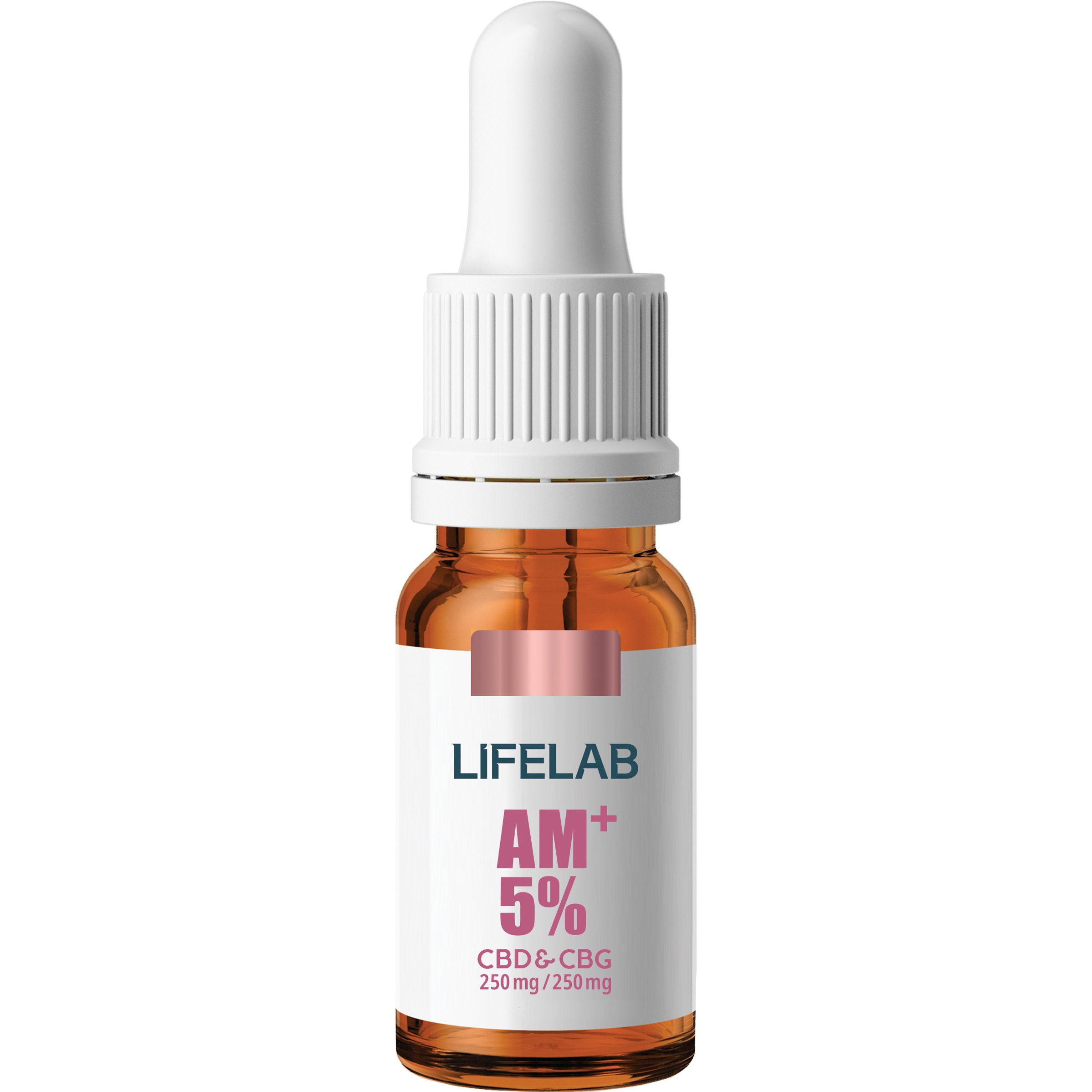 Lifelab AM+ 5% CBD 250mg & CBG 250mg Συμπλήρωμα Διατροφής Φυτικής Προέλευσης Κανναβιδιόλης & Κανναβιγερόλης σε Μορφή Ελαίου για Ισορροπία, Ευεξία, Τόνωση & Ενεργητικότητα για Χορήγηση Υπογλώσσια με Γεύση Πορτοκάλι 10ml