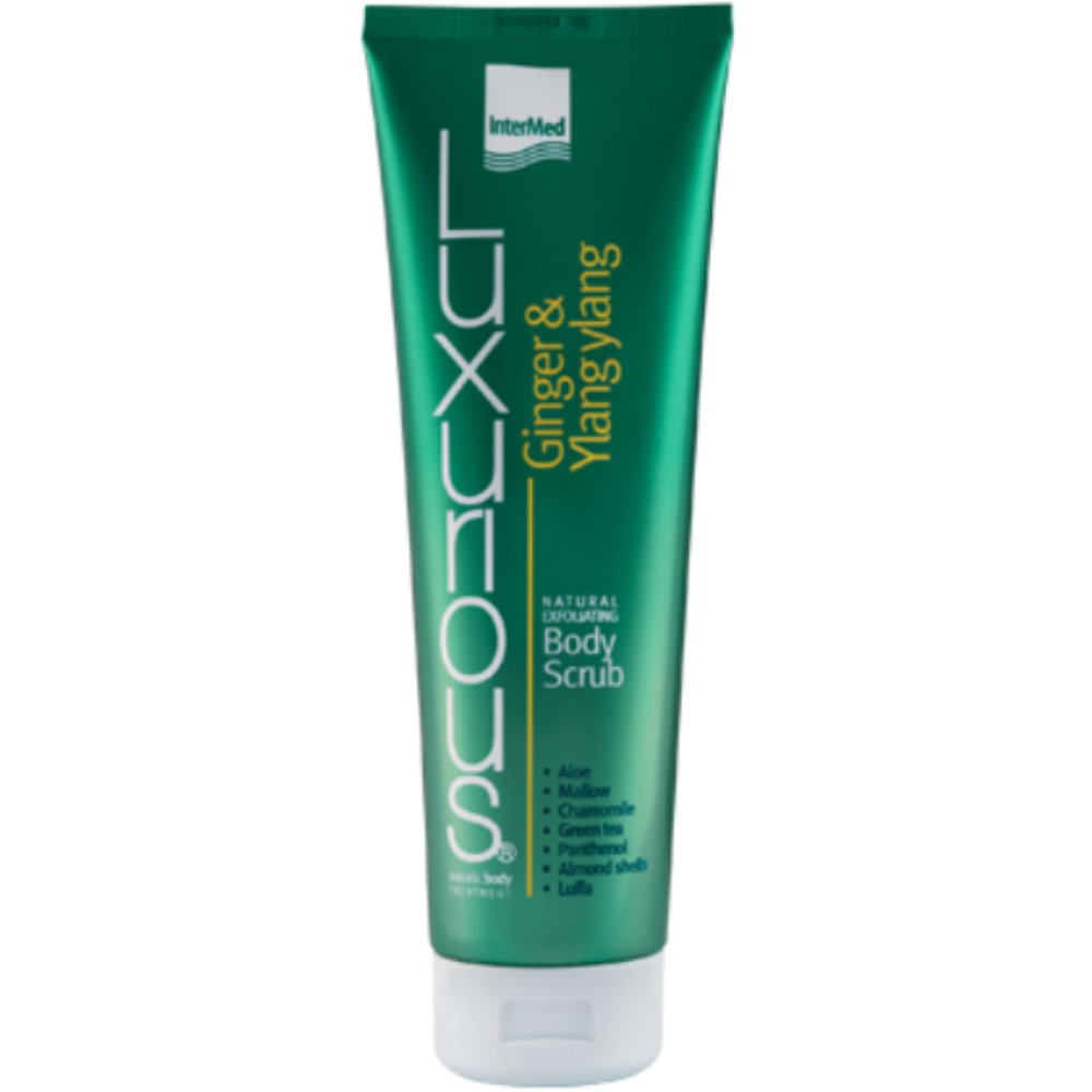 Luxurious Luxurious Ginger & Ylang Ylang Natural Exfoliating Body Scrub Ενυδατικό Απολεπιστικό Σώματος με Αναζωογονητικό Άρωμα Τζίντζερ & Υλάνκγ Υλάνγκ για Λείο & Απαλό Δέρμα 280ml
