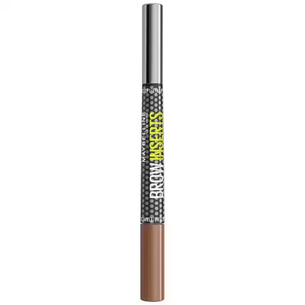Maybelline Brow Inserts Pencil Multiplying Tool Στυλό Φρυδιών που Δίνουν Πλούσιο Όγκο & Χρώμα σε Αραιά Σημεία σε Μόλις 30 Δευτερόλεπτα 1 Τεμάχιο - 02 Soft Brown