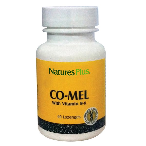 Nature’s Plus Co-Mel with B6 Συμπλήρωμα Μελατονίνης με Βιταμίνη B6 60 lozenges