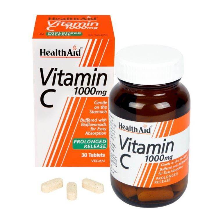 Health Aid Vitamin C 1000mg with Bioflavonoids Βιταμίνη C με Βιοφλαβονοειδή 30tabs