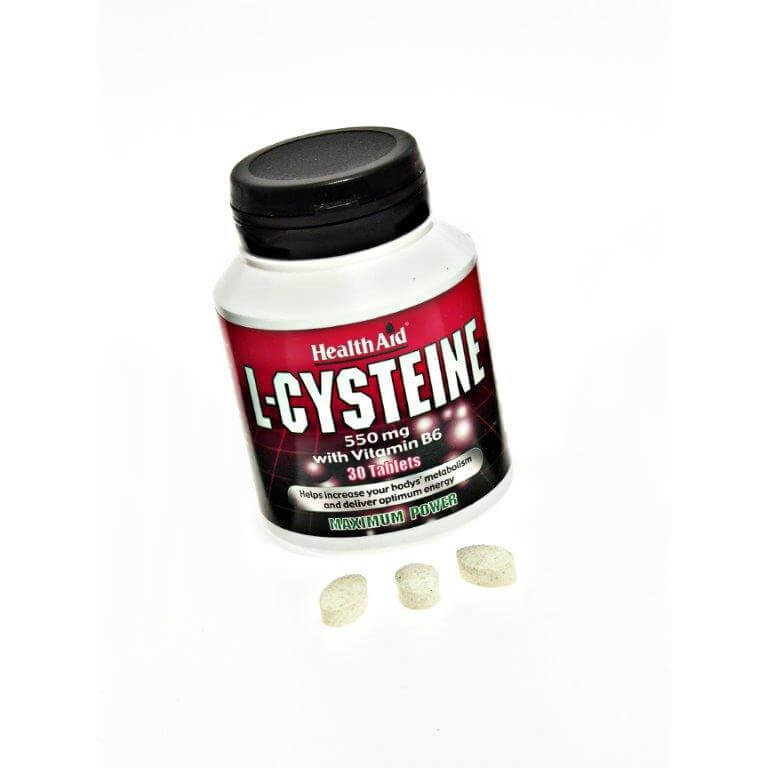 Health Aid L-Cysteine with Vit. B6 Αυξάνει Τον Μεταβολισμό 30tabs
