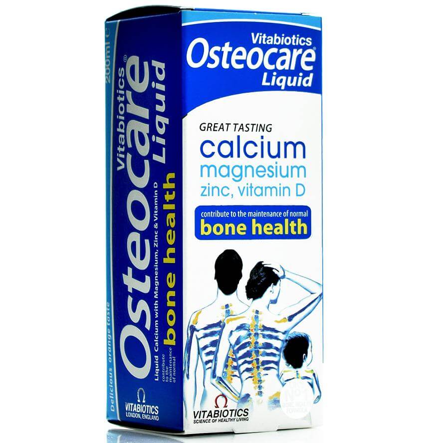 Vitabiotics Osteocare Liquid Συνδυασμός Ασβεστίου με Βιταμίνη D Μαγνήσιο και Ψευδάργυρο 200ml