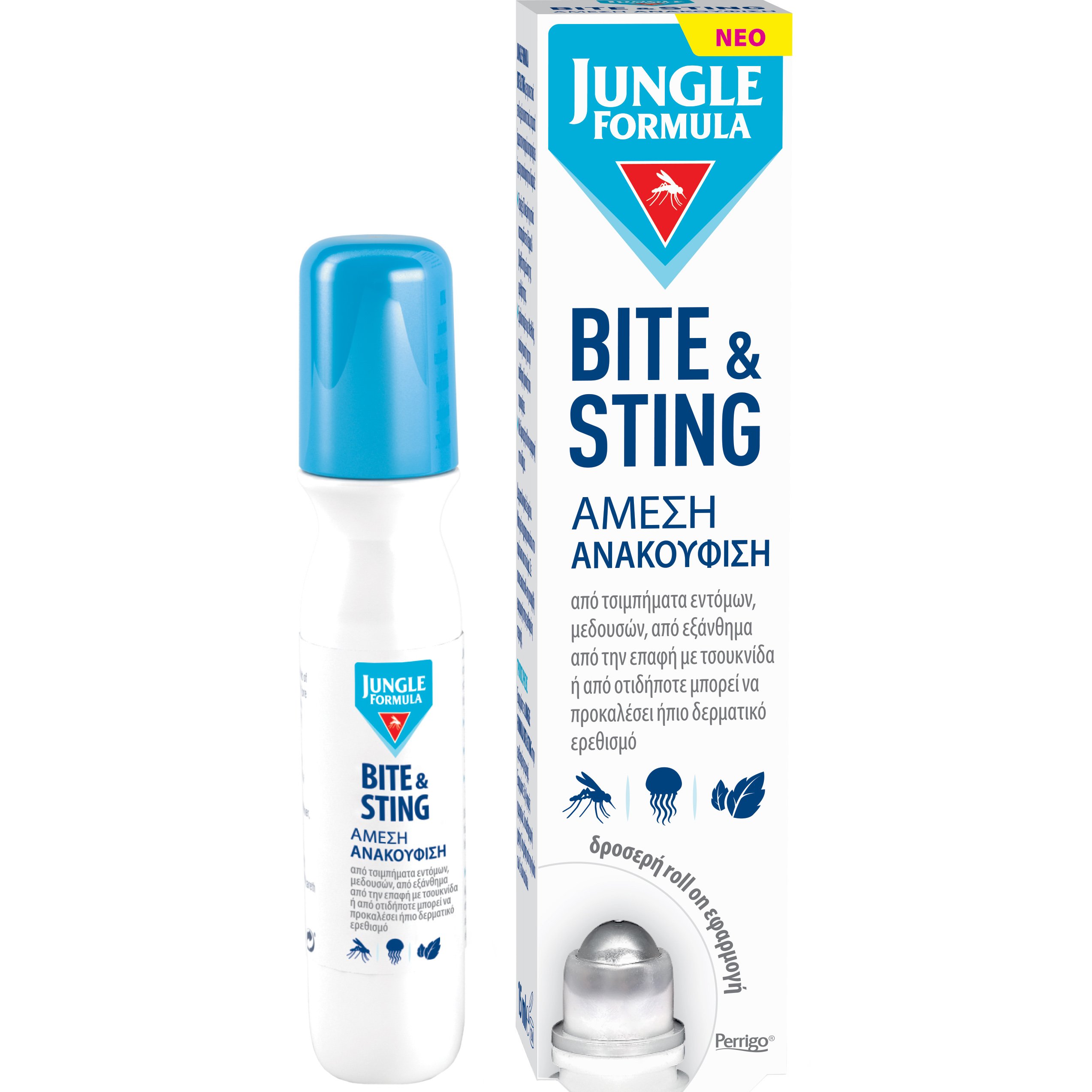 Jungle Formula Bite & Sting Roll On για Άμεση Ανακούφιση Από τα Τσιμπήματα 15ml