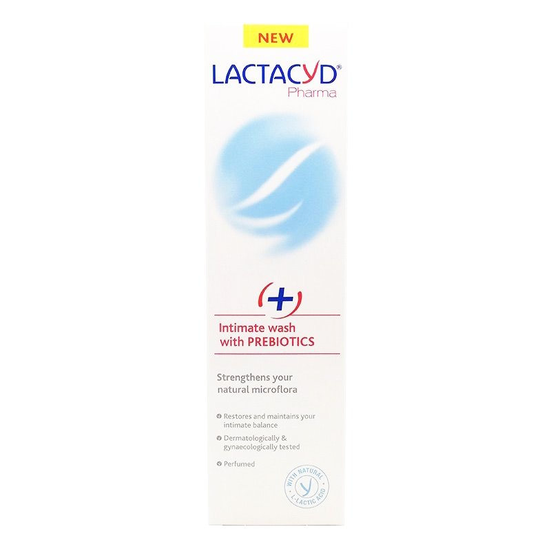 Lactacyd Intimate Wash with Prebiotics Plus Ειδικά Σχεδιασμένη Σύνθεση με Πρεβιοτικά 250ml