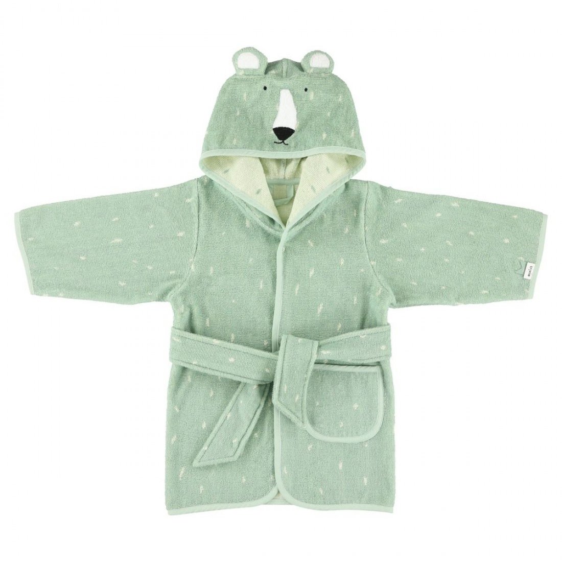 Trixie Trixie Bathrobe 3-4 Years Κωδ 77331 Παιδικό Μπουρνούζι με Κουκούλα 1 Τεμάχιο - Mr. Polar Bear