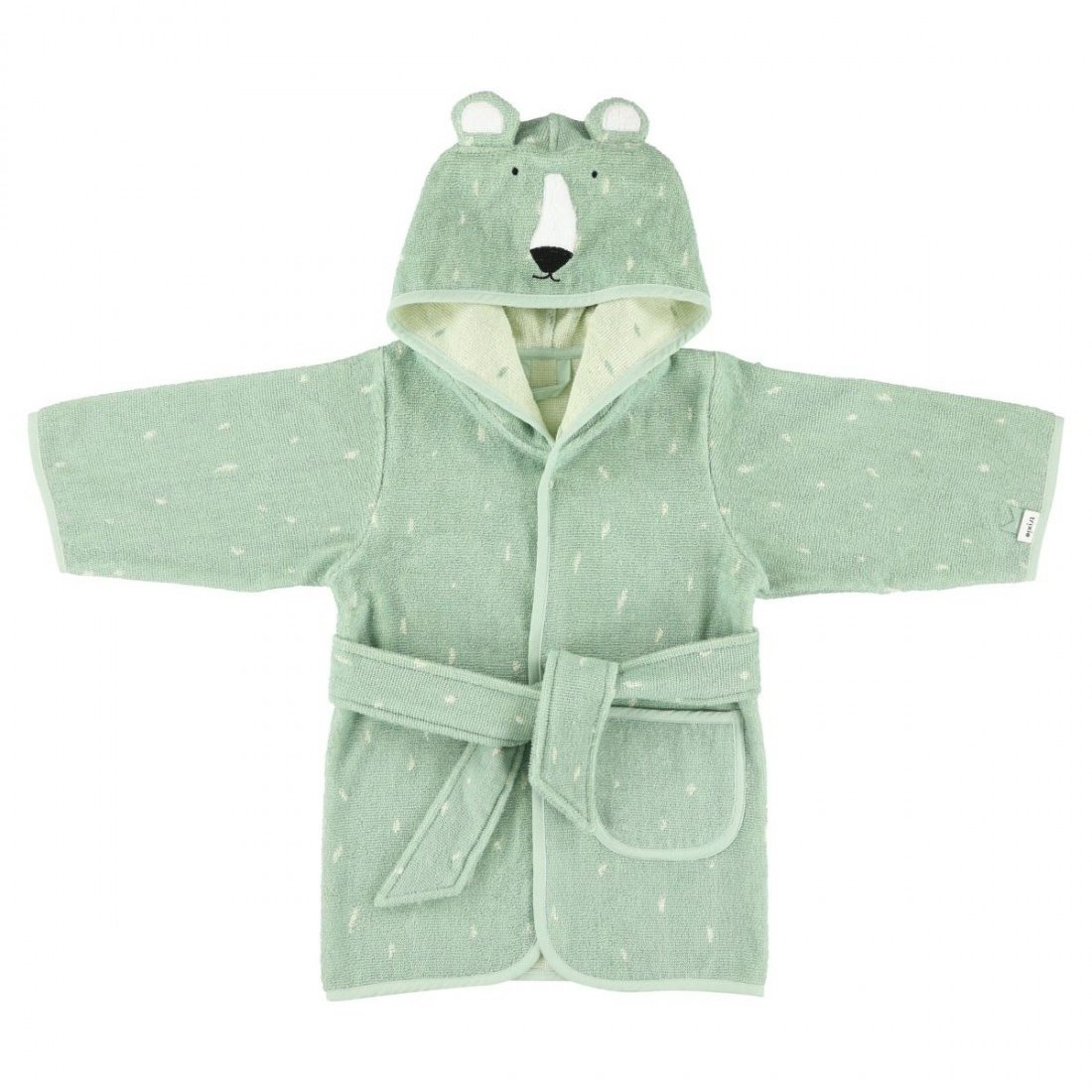 Trixie Bathrobe 3-4 Years Κωδ 77331 Παιδικό Μπουρνούζι με Κουκούλα 1 Τεμάχιο - Mr. Polar Bear 47074