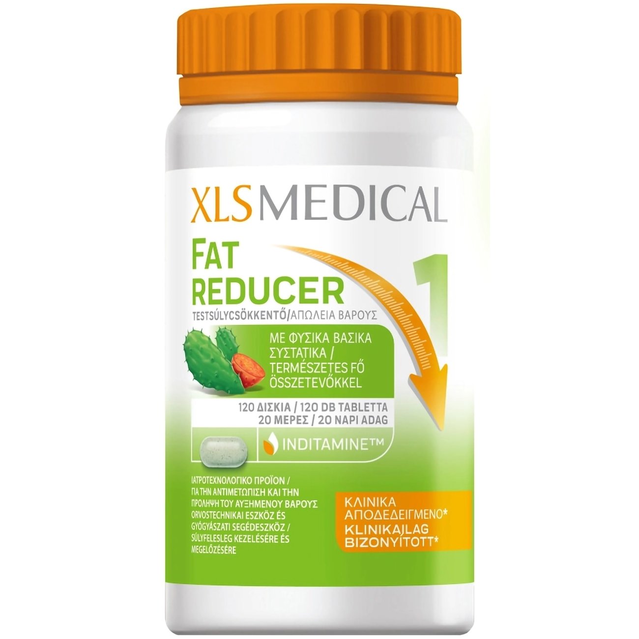 Εικόνα από XLS Medical Fat Reducer Συμπλήρωμα Διατροφής για Μείωση Πρόσληψης Θερμίδων 120tabs