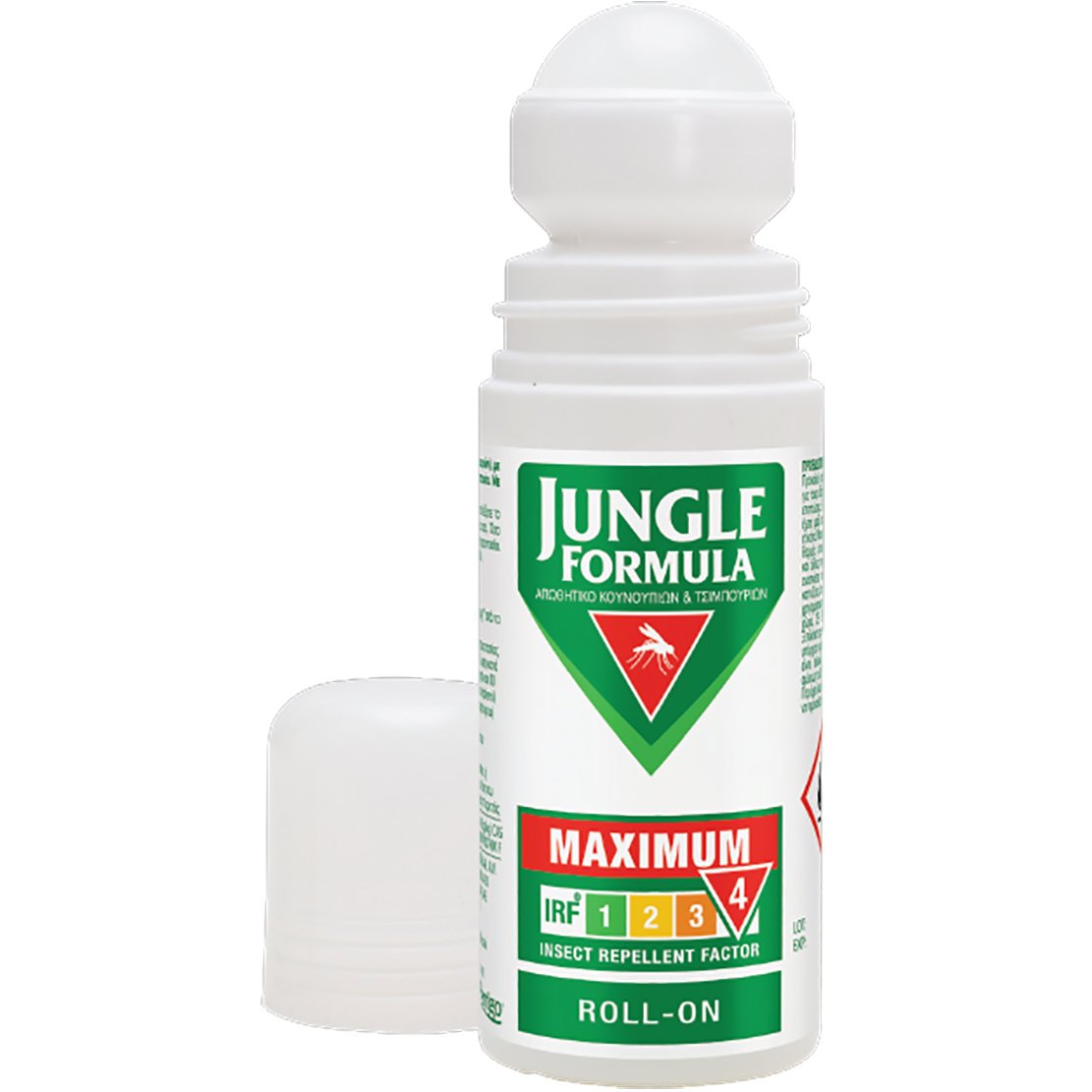 Jungle Formula Jungle Formula Maximum Roll On ​​​​​​​Εντομοαπωθητικό Roll-on Σώματος με Ευχάριστο Άρωμα, για Ενήλικες 50ml