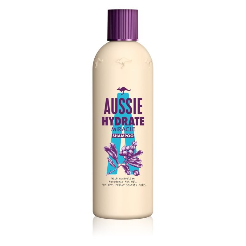 Aussie Miracle Moist Shampoo Σαμπουάν που Προσφέρει μια Ανάσα Δροσιάς Στα Ξηρά Ταλαιπωρημένα Διψασμένα Μαλλιά 300ml