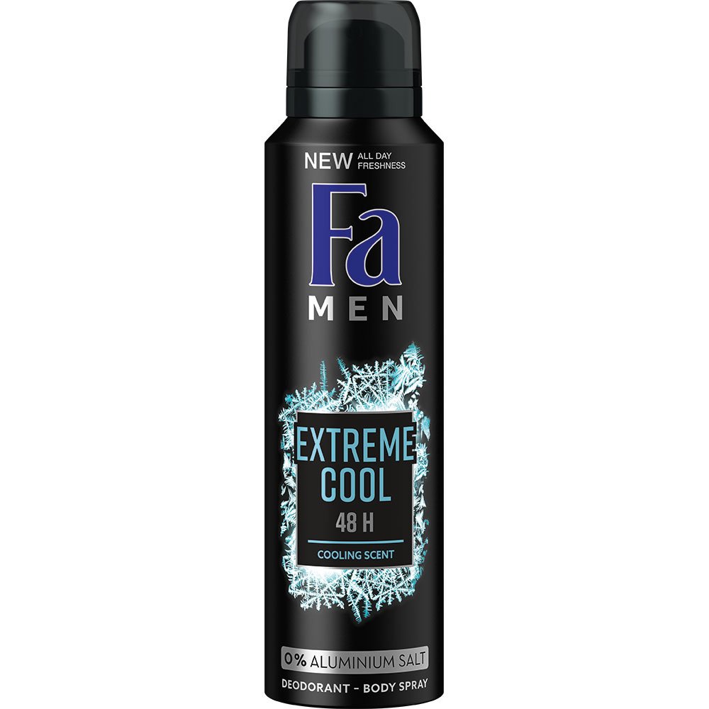 Fa Men Deodorant Spray Extreme Cool Ανδρικό Αποσμητικό για Αίσθηση Δροσιάς & Φρεσκάδας Όλη Μέρα 150ml