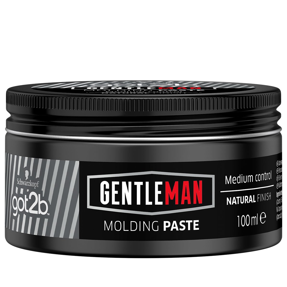 Schwarzkopf Got2B Gentleman Molding Paste Κρέμα Styling για Φυσική Λάμψη στα Μαλλιά & Μεγάλης Διάρκειας Κράτημα 100ml