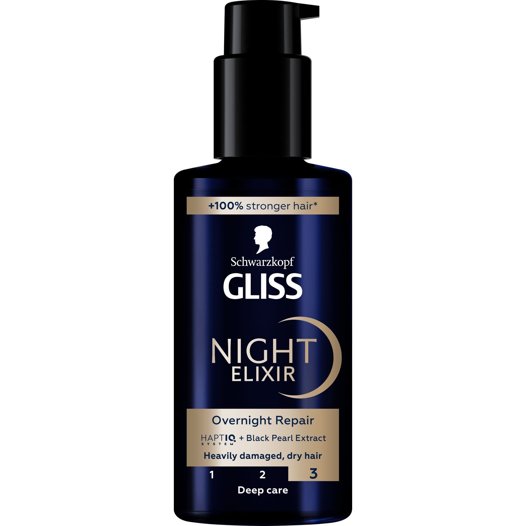 Schwarzkopf Schwarzkopf Gliss Hair Mask Night Elixir Overnight Repair Επανορθωτική Μάσκα Νυκτός για Πολύ Ταλαιπωρημένα Μαλλιά, Χωρίς Ξέβγαλμα 100ml