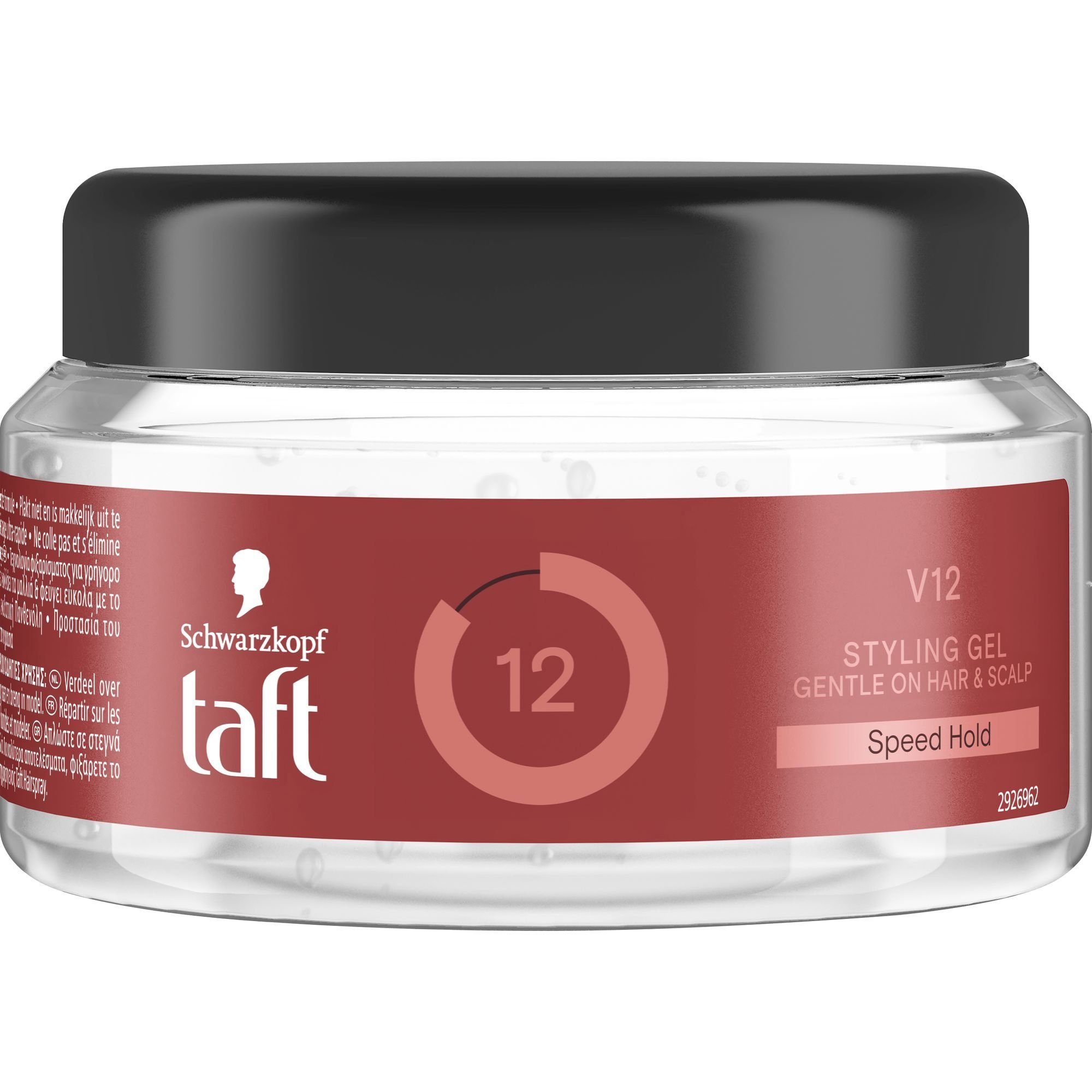 Schwarzkopf Taft V12 Speed Hold Styling Gel για Πολύ Ανθεκτικό Κράτημα Απαλό για τα Μαλλιά 250ml
