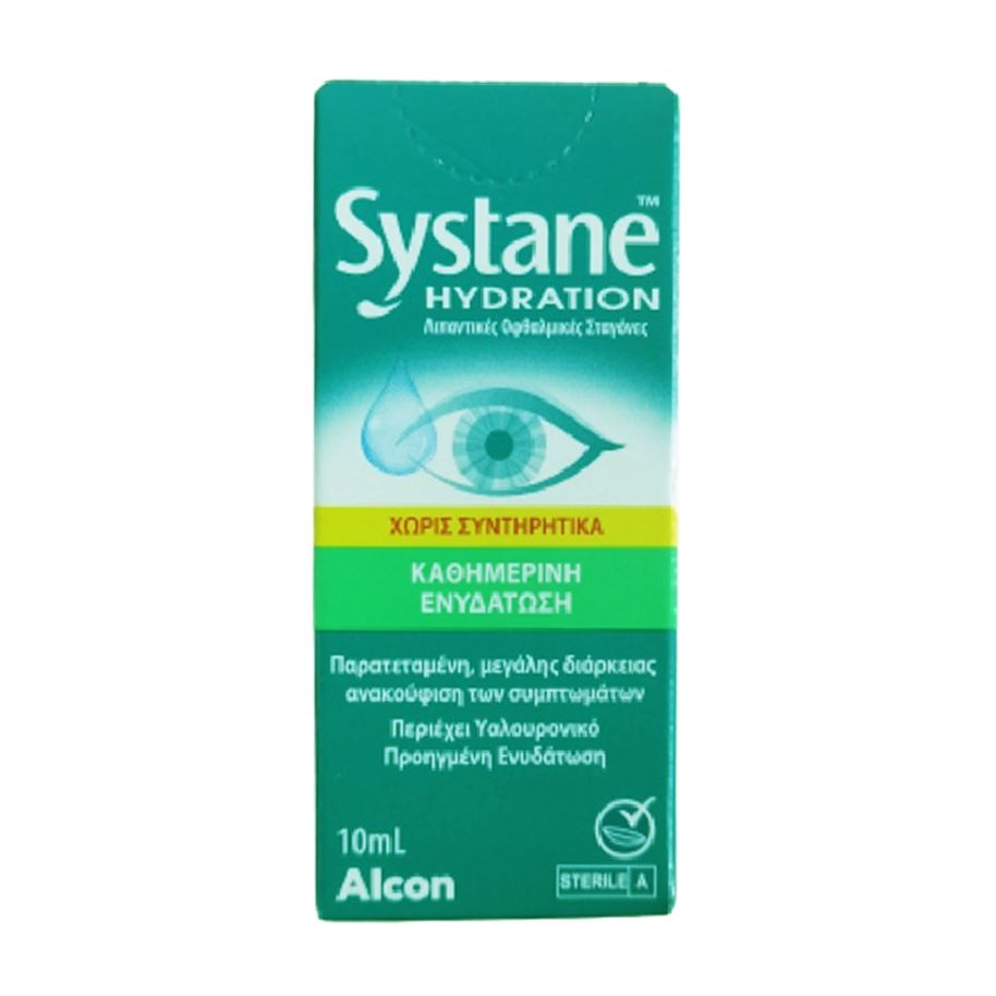 Alcon Systane Hydration Λιπαντικές Οφθαλμικές Σταγόνες 10ml