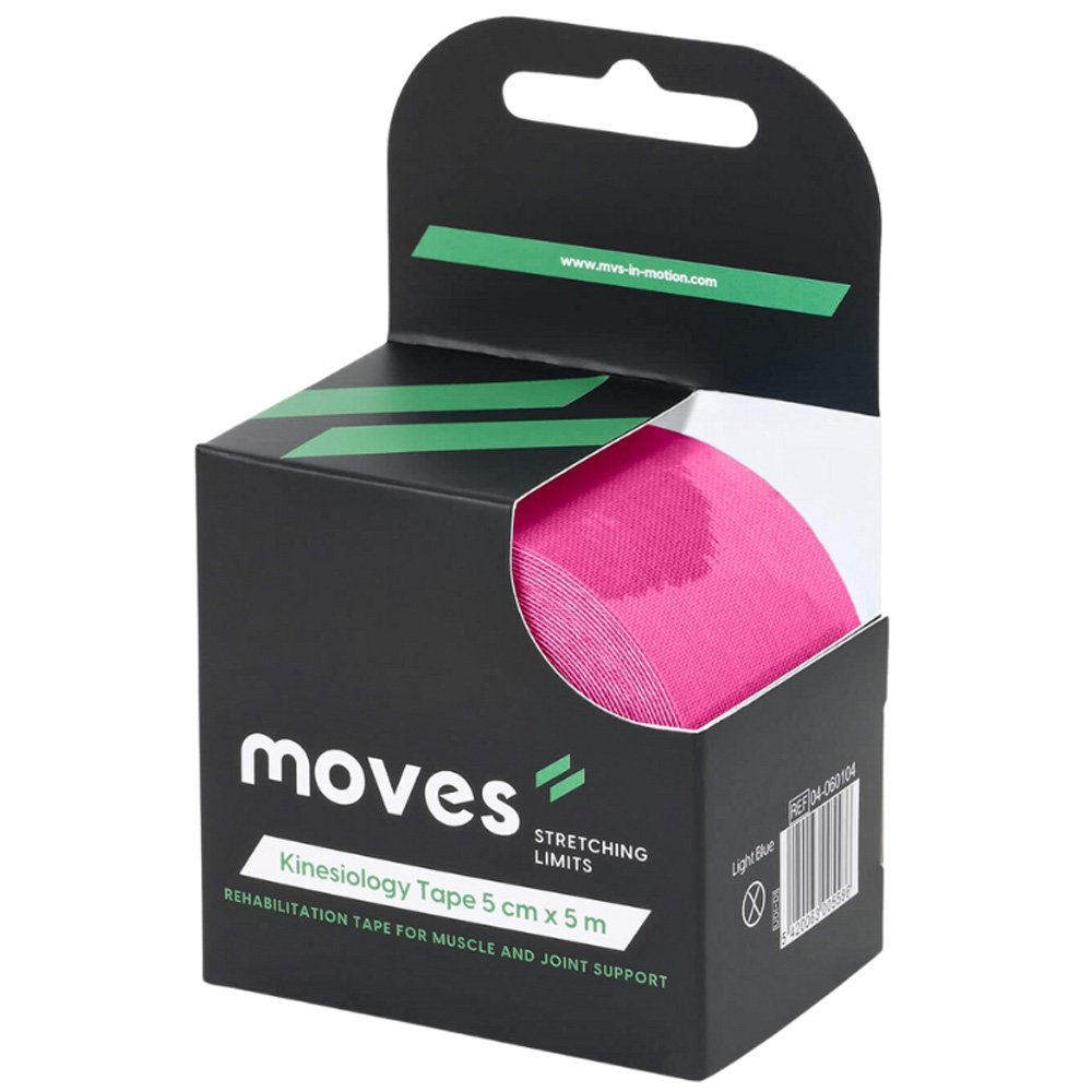 Alfacare Alfacare Moves Kinesiology Tape Αδιάβροχη & Ελαστική Βαμβακερή Ταινία Κινησιολογίας 5cm x 5m - Ροζ