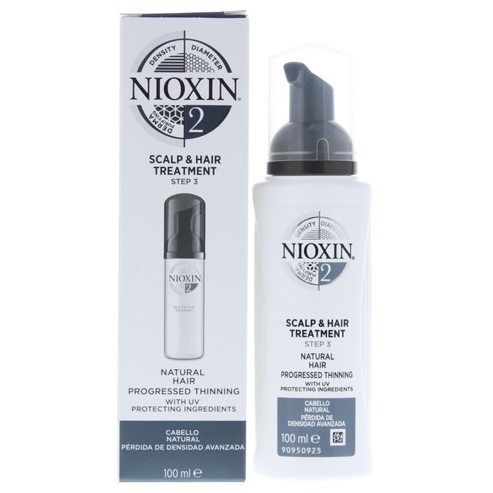 Nioxin Scalp & Hair Treatment System 2 Step 3 Spray Θεραπεία για Φυσικά Μαλλιά με Προχωρημένη Αραίωση σε Spray 100ml