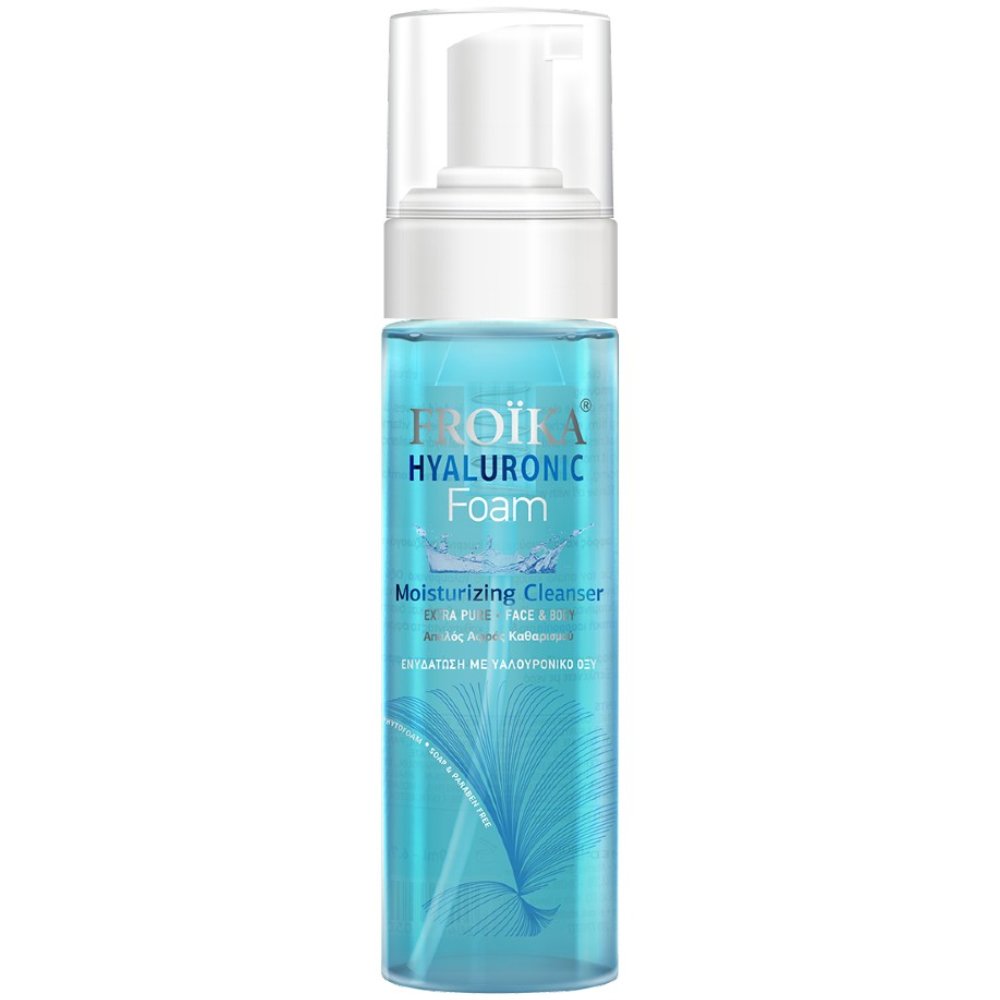 Froika Hyaluronic Foam 150ml - Froika,Ενυδατικός Αφρός Καθαρισμού Προσώπου & Σώματος, για Καθημερινή Αναζωογόνηση & Ντεμακιγιάζ