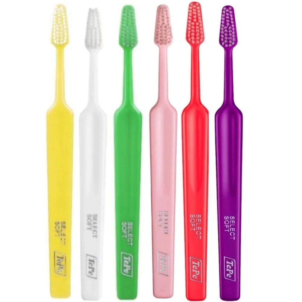 TePe Select Soft Toothbrush Μαλακές Οδοντόβουρτσες με Κωνική Κεφαλή για Αποτελεσματικό Καθαρισμό 6 Τεμάχια - Multicolor 18