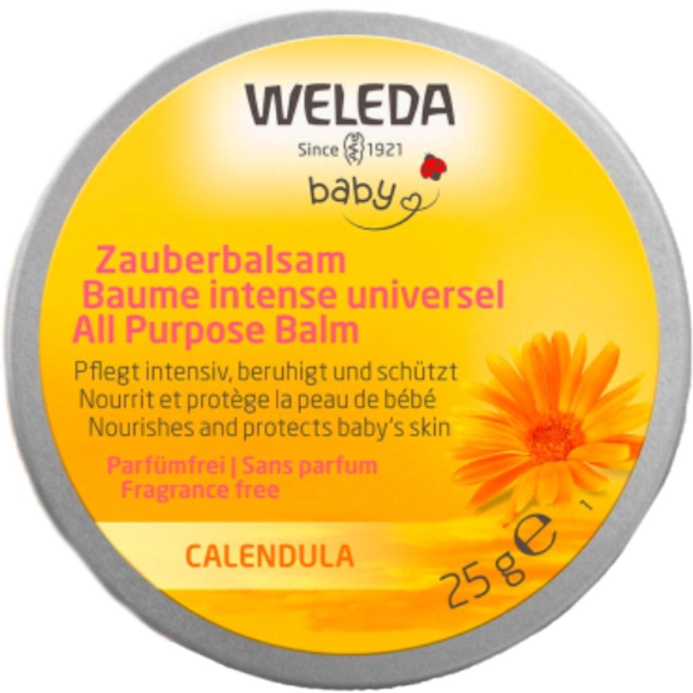 Weleda Weleda Baby Calendula Balm Θρεπτικό Ενυδατικό Βάλσαμο με Εκχύλισμα Καλεντούλας & Κεχριού για Αφυδατωμένο Βρεφικό Δέρμα 25g