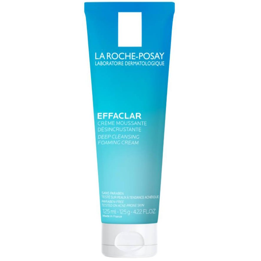 La Roche-Posay Effaclar Creme Moussante Αφρώδης Κρέμα Καθαρισμού με Σαπούνι για την Πολύ Λιπαρή Επιδερμίδα 125ml